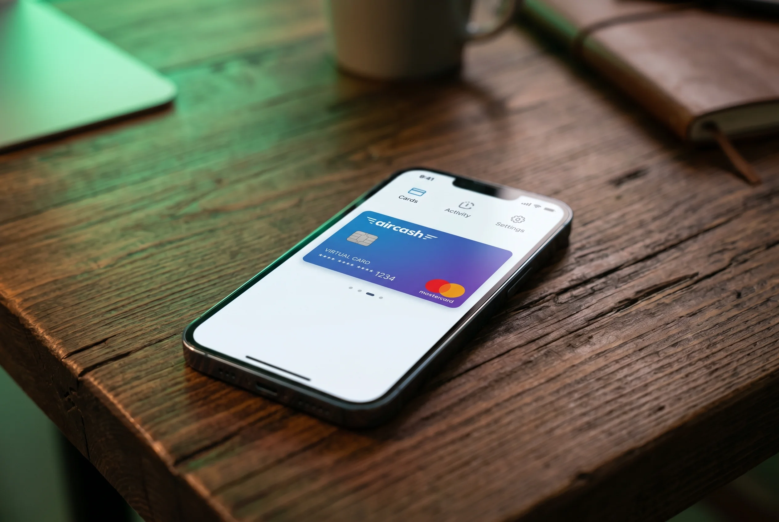 Aircash Mastercard jako virtuální karta pro sázkové kanceláře
