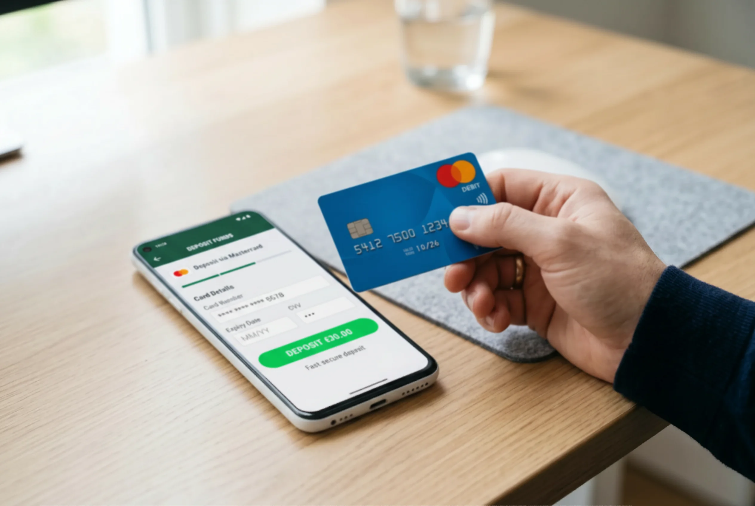 Návod na vklad Mastercard kartou u Tipsportu