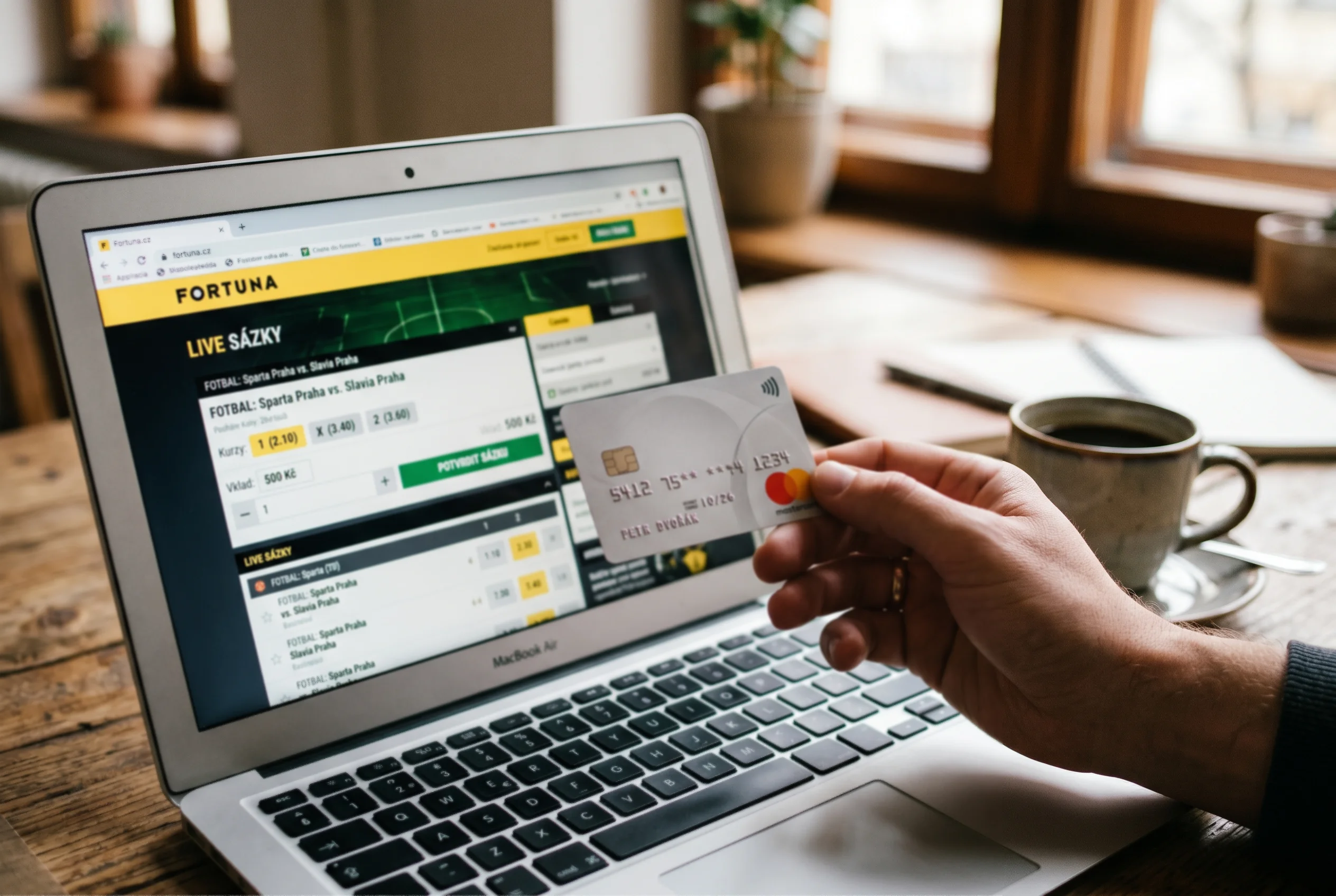 Přehled českých sázkových kanceláří přijímajících platby kartou Mastercard